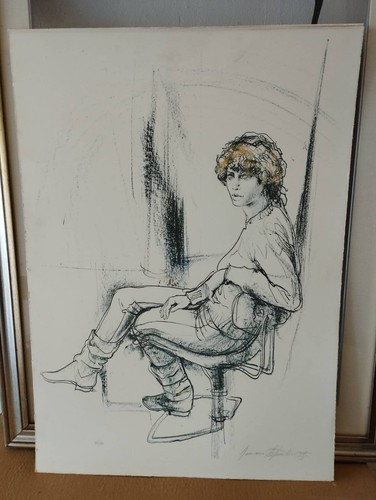 Romano stefanelli litografia - romano,