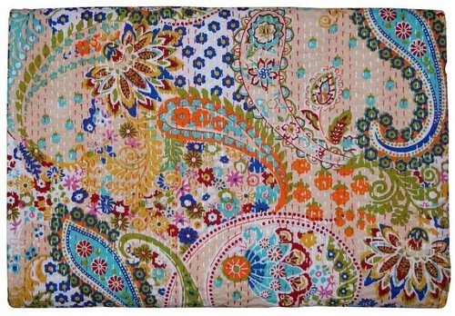 Trapunta kantha cotone - trapunta,