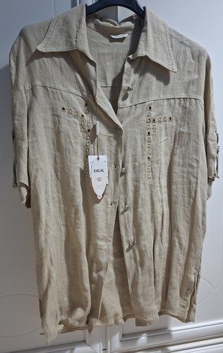 Camicia 100 lino racal - lino, made