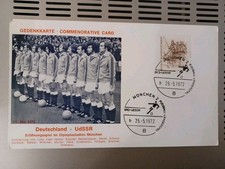 Cartolina commemorativa ★★ Germania - URSS ★★ 26 maggio 1972 con timbro e francobollo