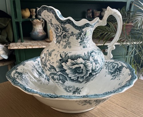 Antico set lavabo brocca - set,