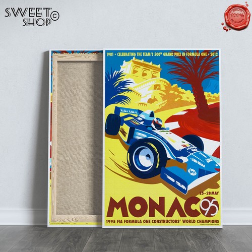 Quadro vintage monaco 1995 - monaco, fia