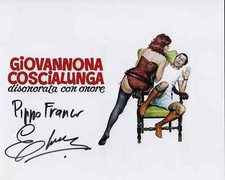 PIPPO FRANCO EDWIGE FENECH Foto Autografata Signed PROOF Giovannona Coscialunga
