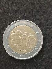Finlandia Moneta da 2 Euro 1999 rara - Fiori Di lampone