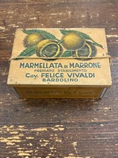 scatola in latta-Marmellata di Marrone Vivaldi Bardolino-Italy 1930