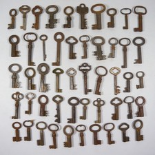 LOTTO STOCK 50 PICCOLE CHIAVI ANTICHE IN FERRO E METALLO ANTIQUE KEYS W296