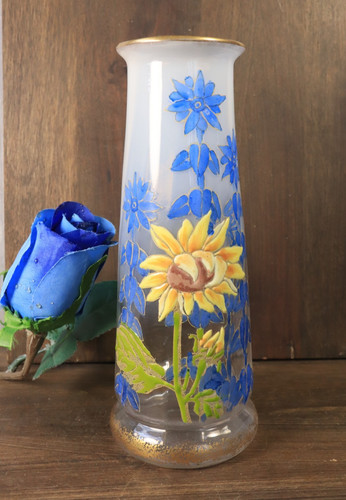 Vase ancien verre legras - verre,