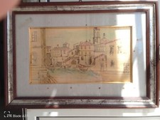 QUADRETTO SU FOGLIA D'ORO