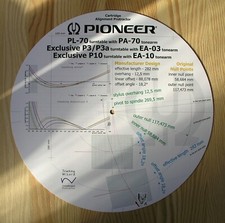 Pioneer PL-70, esclusivo goniometro allineamento cartuccia braccio P3/P3a & P10