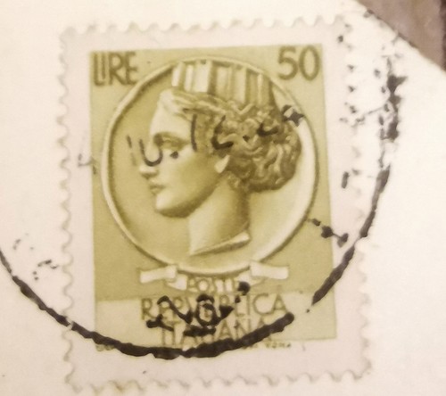 Francobollo lire siracusana - 50,