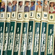 CURCIO VINTAGE MAGLIA E CUCITO 9 VOLUMI ...INSERTI CARTAMODELLI, DECALCABILI