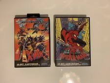 Sega Mega Drive Pal Marvel X MEN + SPIDER MAN 