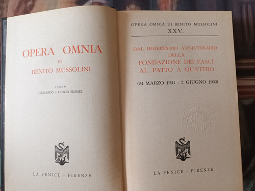 Opera omnia xxv benito - opera,