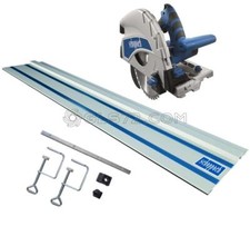 SEGA CIRCOLARE A IMMERSIONE 210MM SCHEPPACH PL75 BARRA GUIDA 1400MM E ACCESSORI