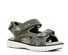 Sandali Geox Maratea con doppio strappo verde militare