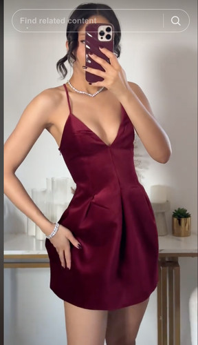 Abito corto velluto - in, zara