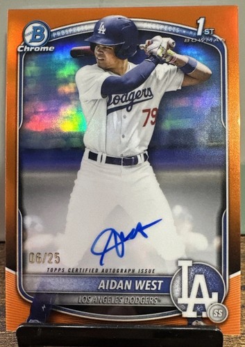 Aidan west 2025 bowman - west, draft