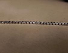 Set Lunetta 7,5" Bracciale Tennis 7Ct Creato in Laboratorio Diamante 10k Oro Bianco-Rotondo