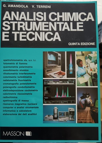 Analisi chimica strumentale - analisi,
