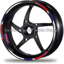 CBR1000RR CBR 600 CB 1000 Honda HRC Adesivi Cerchi Decalcomanie Ruote Moto /507