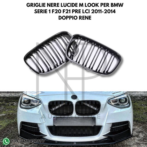 Griglie nere lucide m look - ✅,