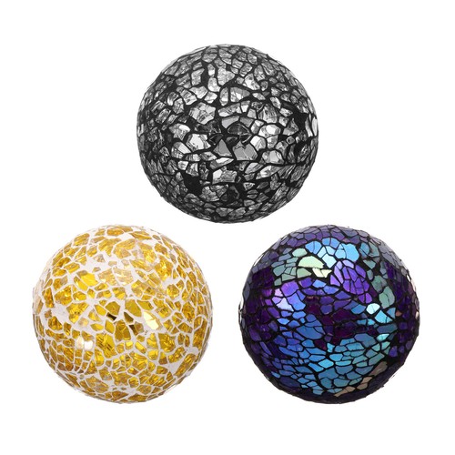 3pcs decorative glass balls