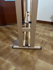 Foppapedretti Stand appendiabiti pieghevole Ruote legno Naturale 415403 Snake 90