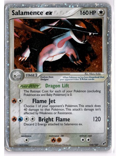 Salamence ultra rara deoxys - ultra,