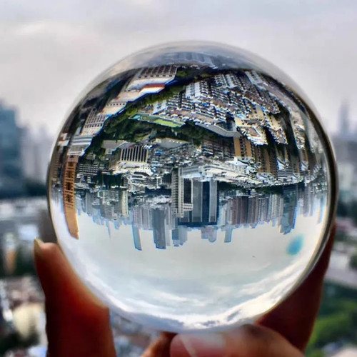 Sfera cristallo trasparente - sfera,