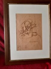 DISEGNO A SANGUIGNA DI MARIO MORETTI FOGGIA