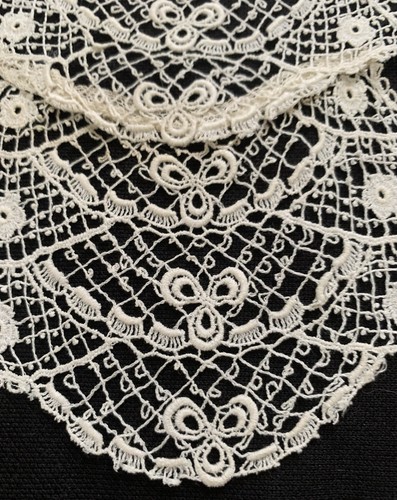 Antico jabot collo pizzo - antico,