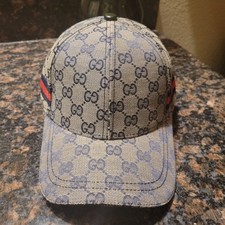 Cappello Gucci Monogram Blu