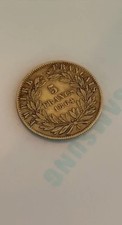 5 franchi oro 1864 buone