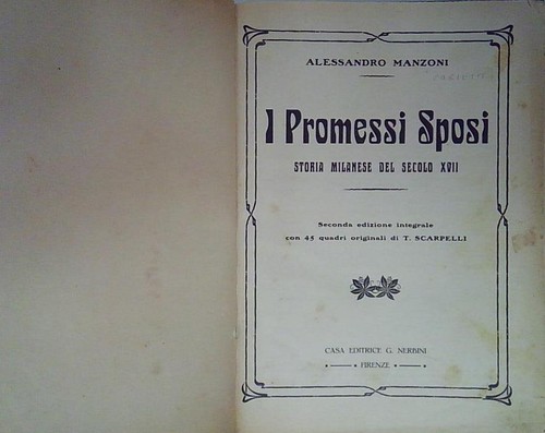 Manzoni promessi sposi - manzoni, i
