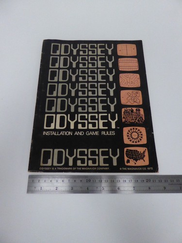Magnavox odyssey 1972 - magnavox, libretto