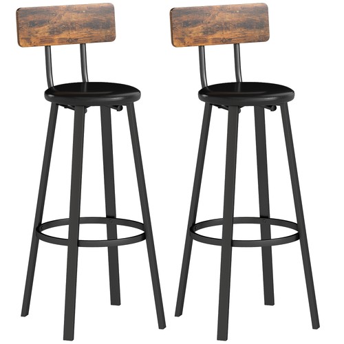 Homcom set sgabelli bar con - homcom, 2