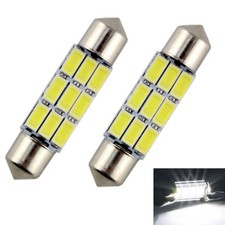 2 white LED bulbs ceiling