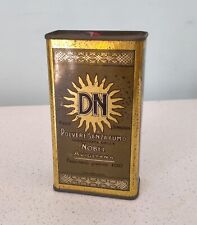 SCATOLA LATTA POLVERE DA SPARO MARCA DN - OLD TINY BIX VINTAGE 
