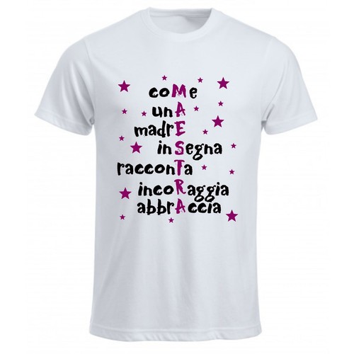 Shirt maglia donna bianca - t-shirt,