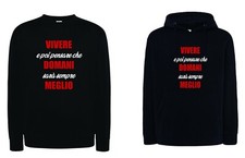 Felpa nera VASCO rossi blasco