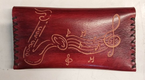 Leather tobacco holder - tobacco,