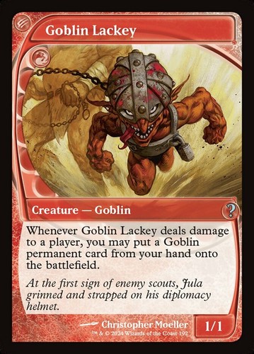 Mtg goblin lackey - lackey, foil
