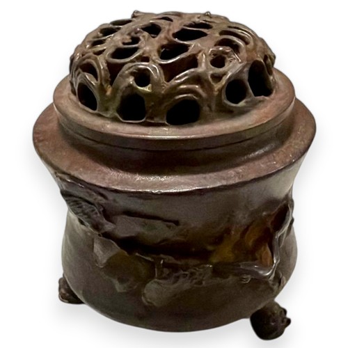 Bruciatore incenso bronzo - bruciatore, di