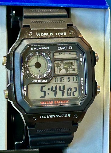 Casio world time 45mm - world,