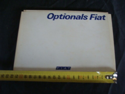 Poster optionals fiat 124 - fiat,