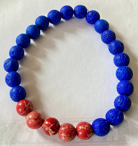 Bracciale elasticizzato pietre - bracciale,