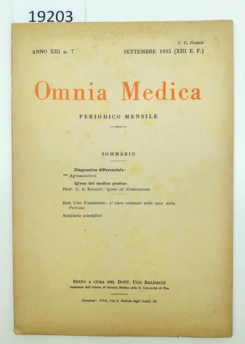 Omnia medica periodico mensile - periodico,