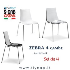 SET 4 SEDIE SCAB DESIGN CASA