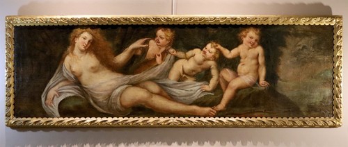 Grande dipinto antico venere - dipinto,