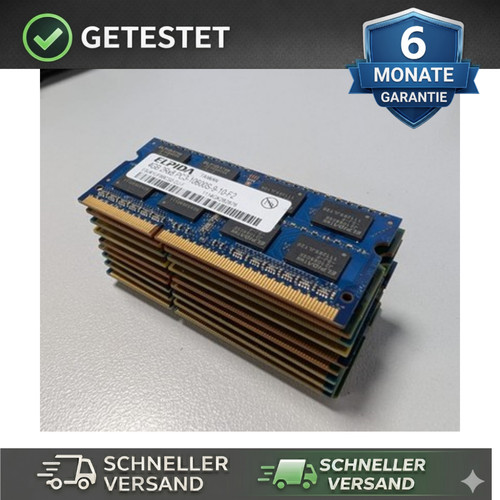 4gb ram ddr3 sodimm - sodimm, pc3-10600s